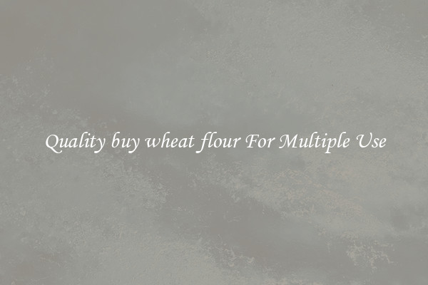 Quality buy wheat flour For Multiple Use