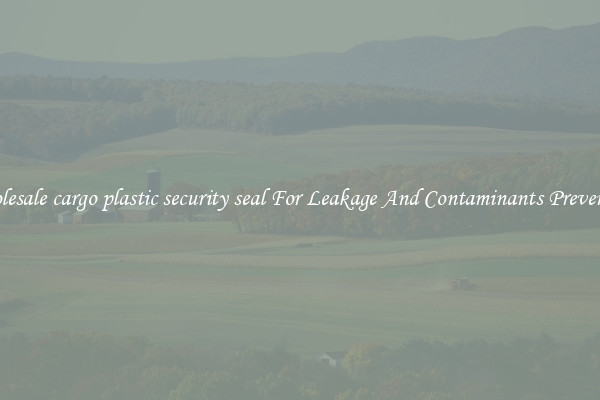 Wholesale cargo plastic security seal For Leakage And Contaminants Prevention