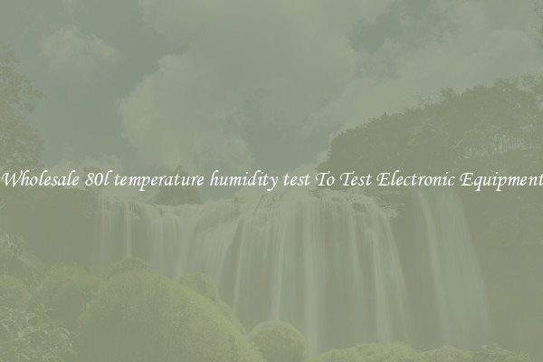 Wholesale 80l temperature humidity test To Test Electronic Equipment