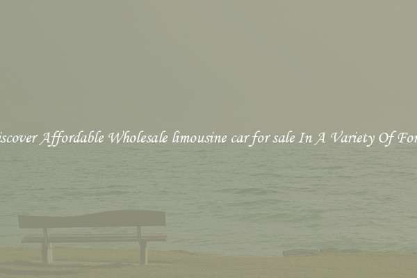 Discover Affordable Wholesale limousine car for sale In A Variety Of Forms