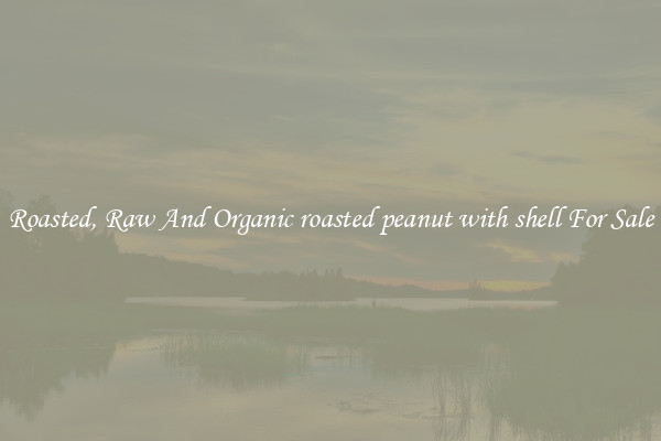 Roasted, Raw And Organic roasted peanut with shell For Sale