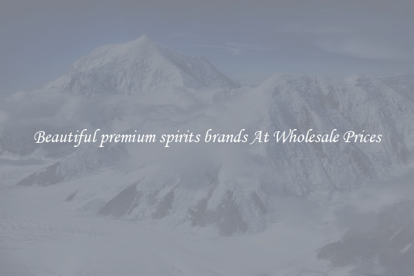 Beautiful premium spirits brands At Wholesale Prices