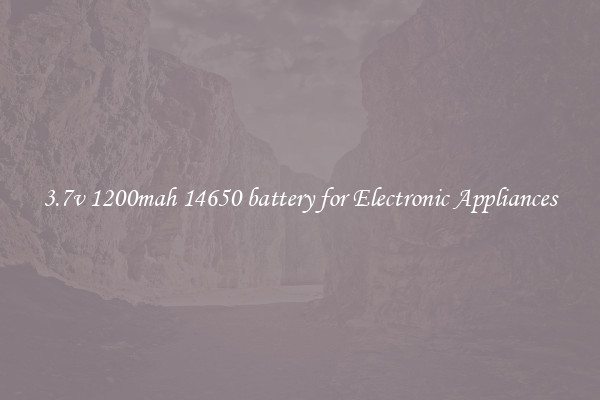 3.7v 1200mah 14650 battery for Electronic Appliances