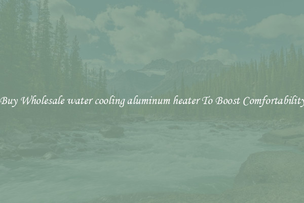 Buy Wholesale water cooling aluminum heater To Boost Comfortability