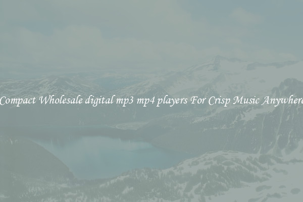 Compact Wholesale digital mp3 mp4 players For Crisp Music Anywhere