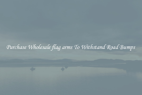 Purchase Wholesale flag arms To Withstand Road Bumps 